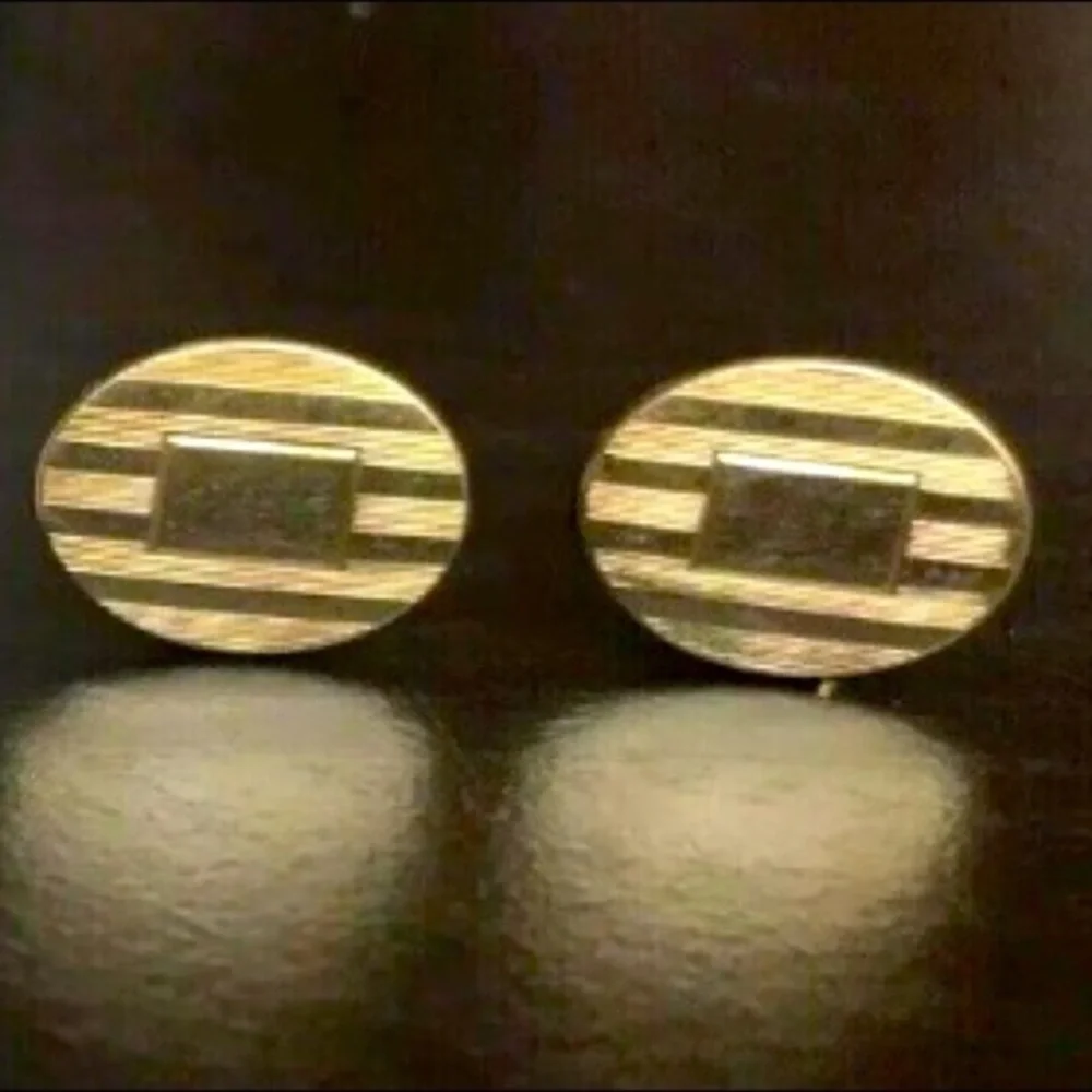 🌸 (2/$20) Krementz 14 kt Gold Plated Cuff Links